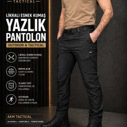 LİKRALI  PANTOLON  BEJ METAM10651